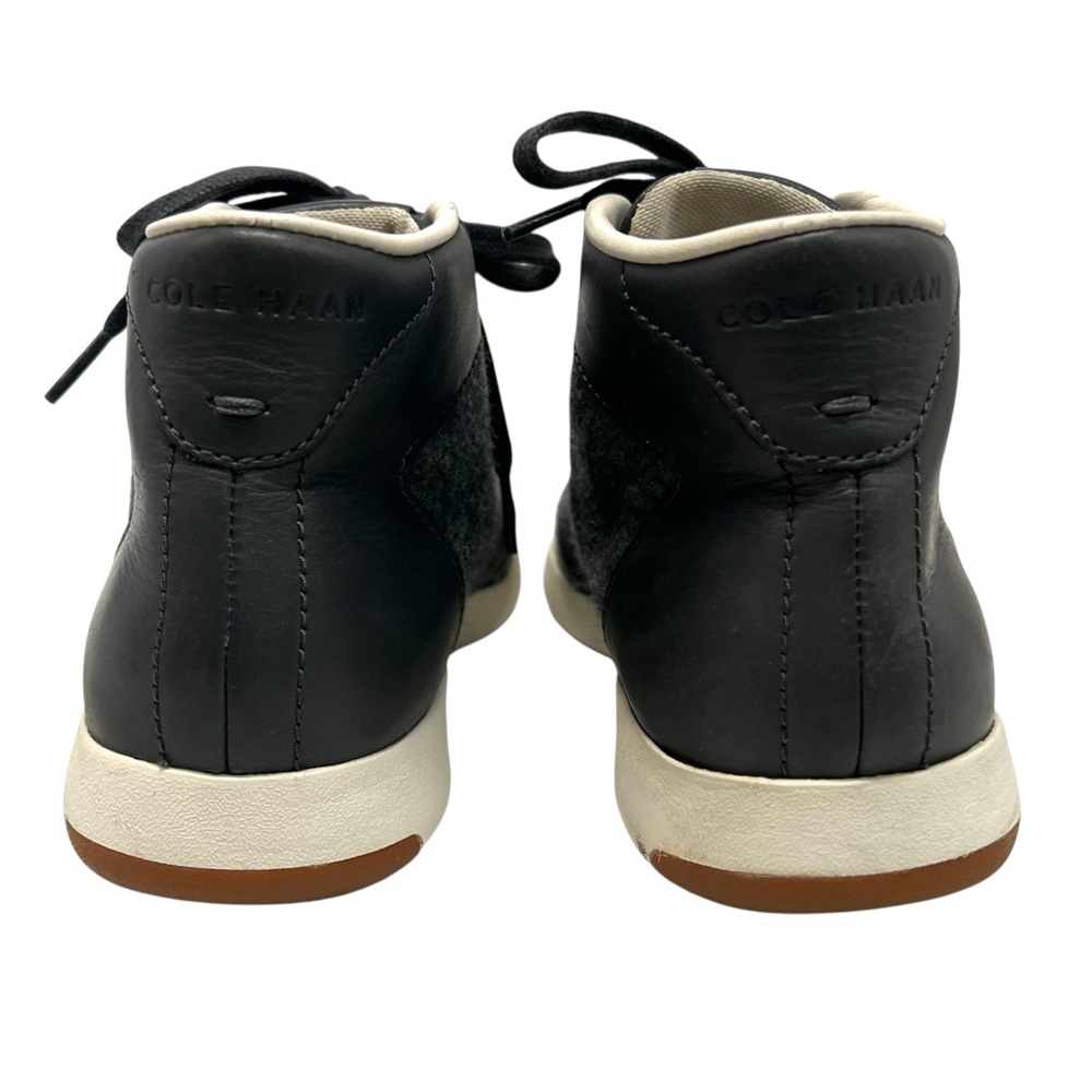 Cole Haan GrandPro Gray Leather & Wool Hi Top Casual Sneakers Women’s 7.5 - Picture 8 of 14